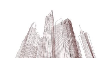 soyut mimari duvar kağıdı, dijital arkaplan