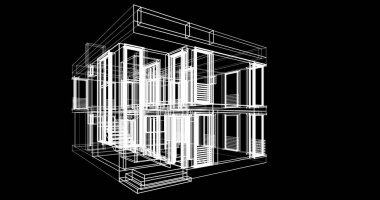 çizgili mimari duvar kağıdı, dijital arkaplan