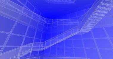 soyut mimari duvar kağıdı, dijital arkaplan