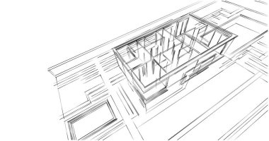 soyut mimari duvar kağıdı, dijital arkaplan