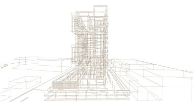 soyut mimari duvar kağıdı, dijital arkaplan