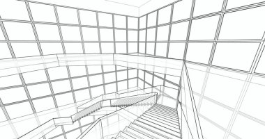 soyut mimari duvar kağıdı, dijital arkaplan