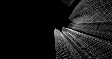 soyut mimari duvar kağıdı, dijital arkaplan