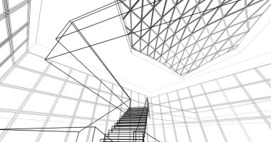 soyut mimari duvar kağıdı, dijital arkaplan