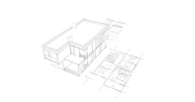 çizgili mimari duvar kağıdı, dijital arkaplan