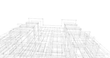 soyut mimari duvar kağıdı, dijital arkaplan