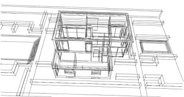 soyut mimari duvar kağıdı, dijital arkaplan