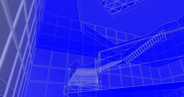 soyut mimari duvar kağıdı, dijital arkaplan