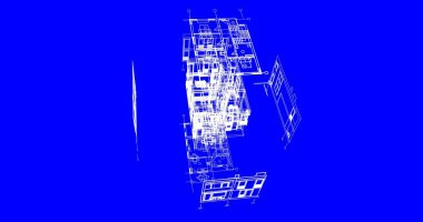 çizgili mimari duvar kağıdı, dijital arkaplan