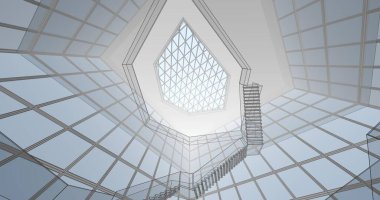 soyut mimari duvar kağıdı konsepti, dijital arkaplan