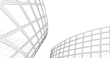 soyut mimari duvar kağıdı, dijital arkaplan