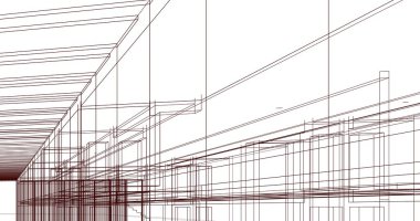 çizgili mimari duvar kağıdı, dijital arkaplan