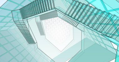 soyut mimari duvar kağıdı, dijital arkaplan