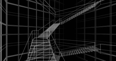 soyut mimari duvar kağıdı, dijital arkaplan