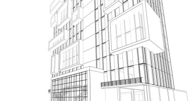 soyut mimari duvar kağıdı, dijital arkaplan