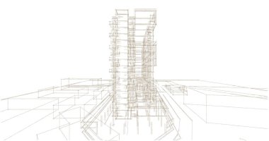 soyut mimari duvar kağıdı, dijital arkaplan