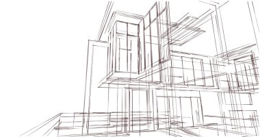 soyut mimari duvar kağıdı, dijital arkaplan