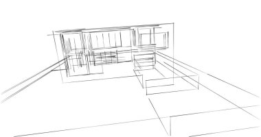 soyut mimari duvar kağıdı, dijital arkaplan