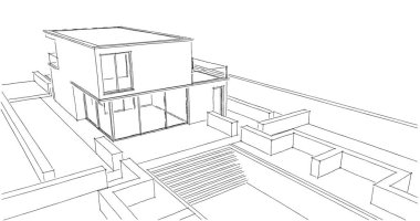 soyut mimari duvar kağıdı, dijital arkaplan