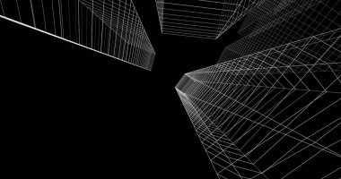 soyut mimari duvar kağıdı, dijital arkaplan