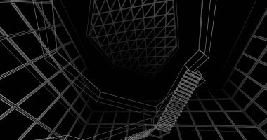 soyut mimari duvar kağıdı, dijital arkaplan