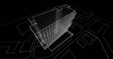 soyut mimari duvar kağıdı, dijital arkaplan