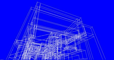 çizgili mimari duvar kağıdı, dijital arkaplan