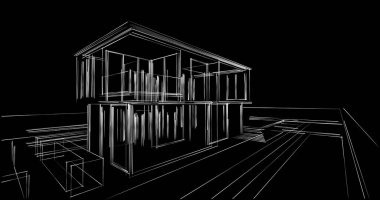 soyut mimari duvar kağıdı, dijital arkaplan