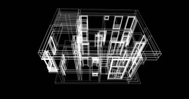 çizgili mimari duvar kağıdı, dijital arkaplan