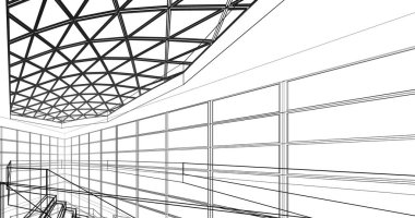 soyut mimari duvar kağıdı, dijital arkaplan