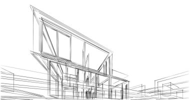 soyut mimari duvar kağıdı, dijital arkaplan