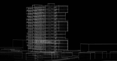 soyut mimari duvar kağıdı, dijital arkaplan