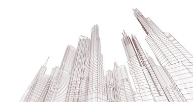 soyut mimari duvar kağıdı, dijital arkaplan