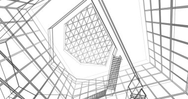 soyut mimari duvar kağıdı, dijital arkaplan