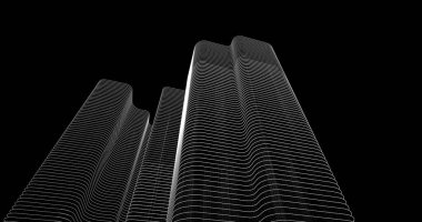 soyut mimari duvar kağıdı, dijital arkaplan