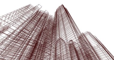 soyut mimari duvar kağıdı, dijital arkaplan