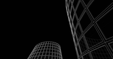 soyut mimari duvar kağıdı, dijital arkaplan