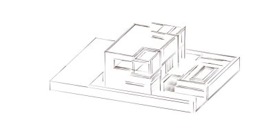 soyut mimari duvar kağıdı, dijital arkaplan