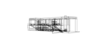 çizgili mimari duvar kağıdı, dijital arkaplan