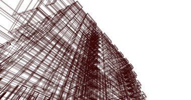 soyut mimari duvar kağıdı, dijital arkaplan