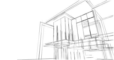 soyut mimari duvar kağıdı, dijital arkaplan