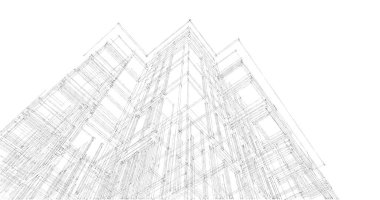 soyut mimari duvar kağıdı, dijital arkaplan