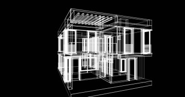 çizgili mimari duvar kağıdı, dijital arkaplan