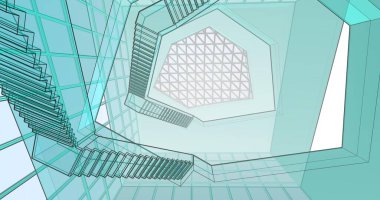 soyut mimari duvar kağıdı, dijital arkaplan