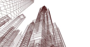 soyut mimari duvar kağıdı, dijital arkaplan