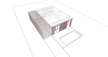 çizgili mimari duvar kağıdı, dijital arkaplan