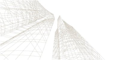 soyut mimari duvar kağıdı, dijital arkaplan