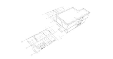 çizgili mimari duvar kağıdı, dijital arkaplan