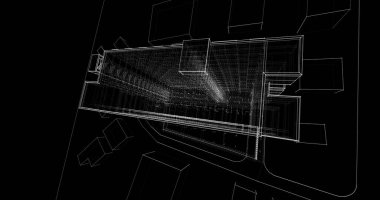 soyut mimari duvar kağıdı, dijital arkaplan
