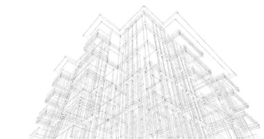 çizgili mimari duvar kağıdı, dijital arkaplan